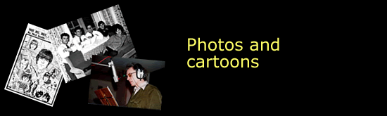 Photos and cartoons